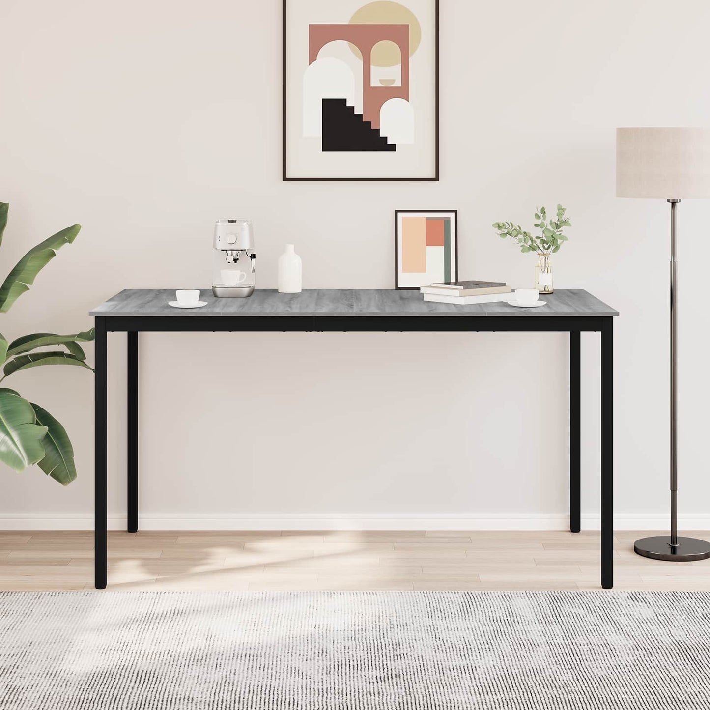 vidaXL Standing Bar Table Engineered Wood