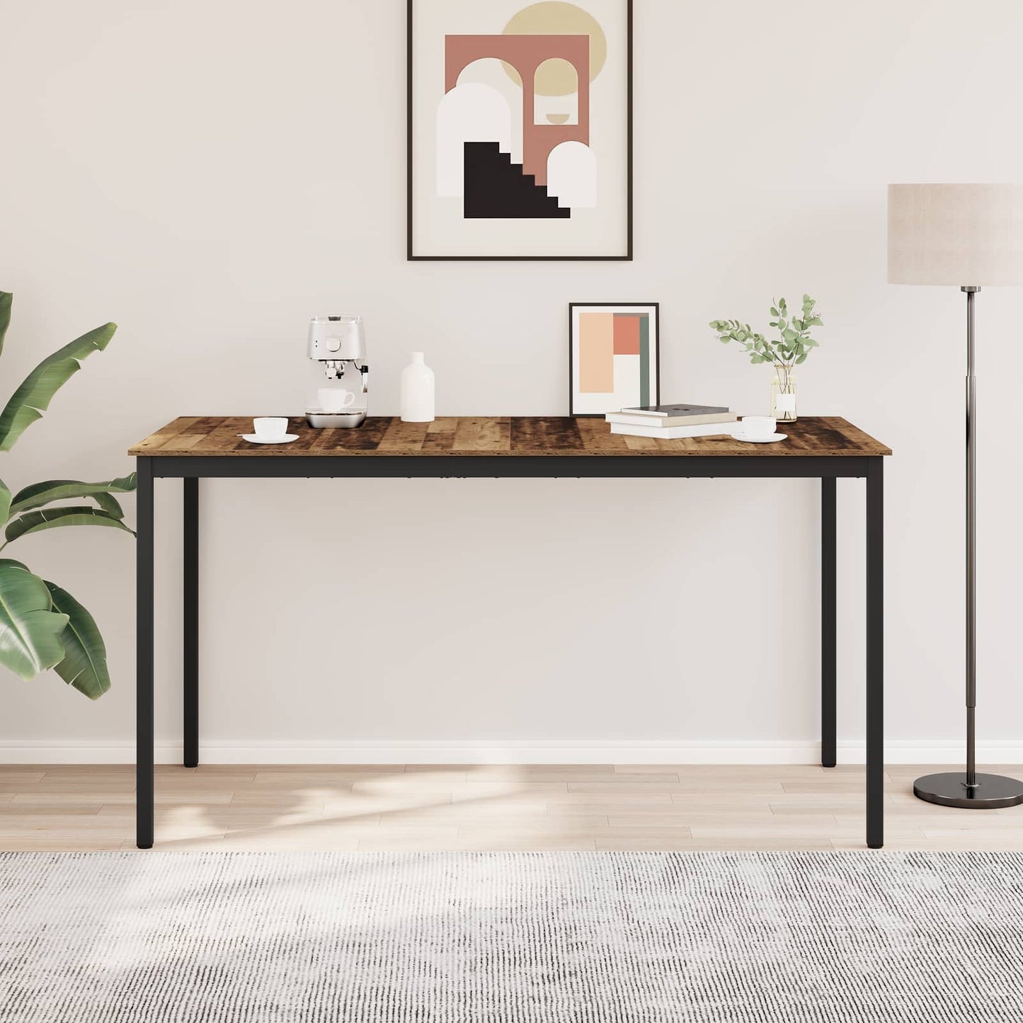 vidaXL Standing Bar Table Engineered Wood