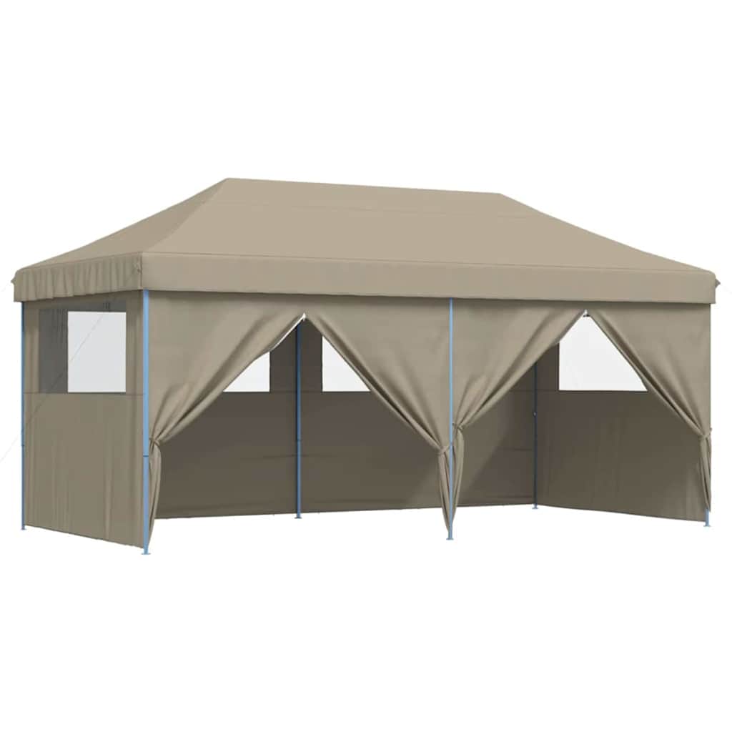 vidaXL Party Tent Pop-up Taupe 580 x 292 x 315 cm Oxford Fabric