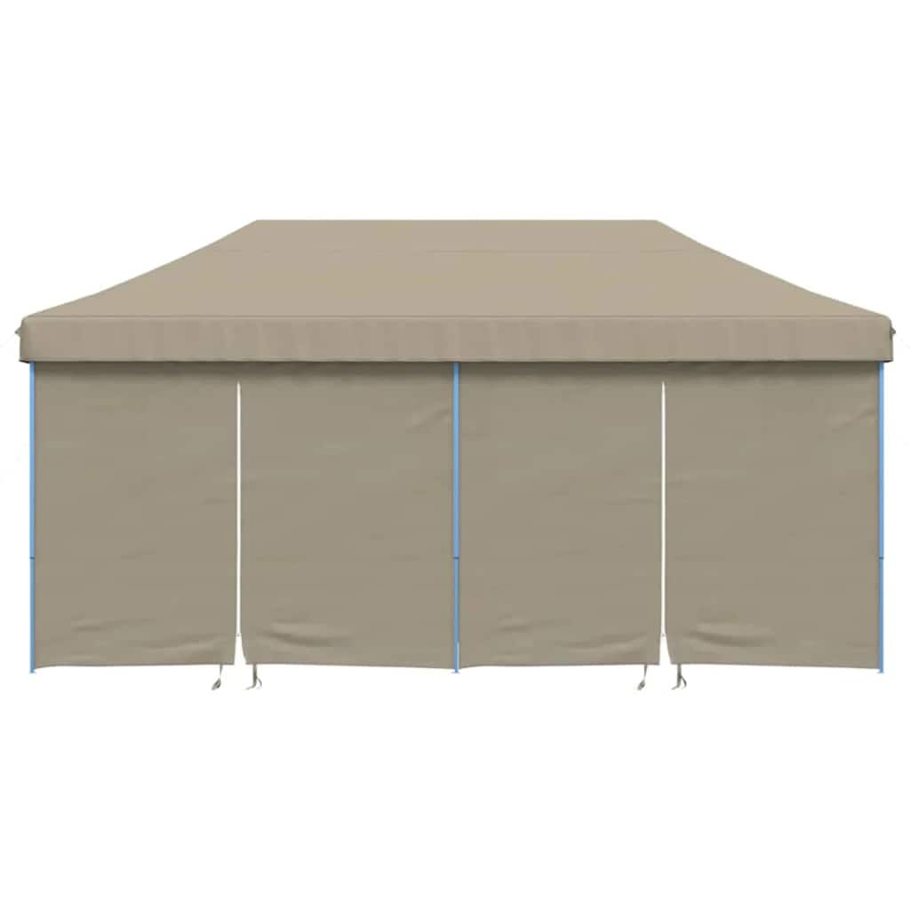vidaXL Party Tent Pop-up Taupe 580 x 292 x 315 cm Oxford Fabric
