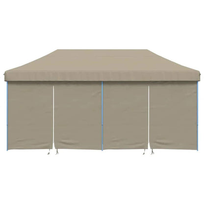 vidaXL Party Tent Pop-up Taupe 580 x 292 x 315 cm Oxford Fabric