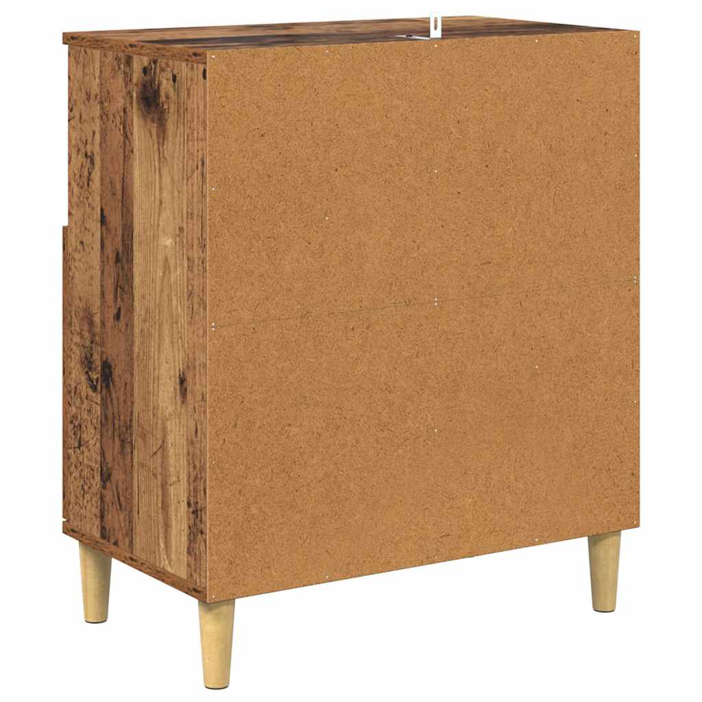 vidaXL Sideboards 2 pcs Old Wood 60 x 35 x 70 cm Engineered Wood