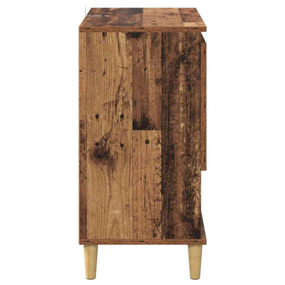 vidaXL Sideboards 2 pcs Old Wood 60 x 35 x 70 cm Engineered Wood