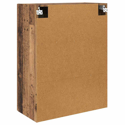 vidaXL Wall-mounted Cabinet 2 pcs Old Wood 69.5 x 34 x 90 cm