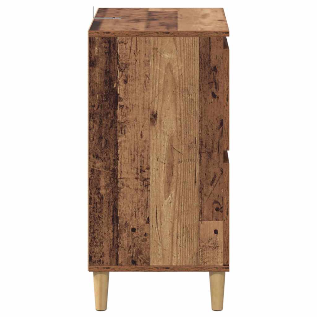 vidaXL Sideboards 3 pcs Old Wood 60 x 35 x 70 cm Engineered Wood