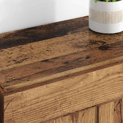 vidaXL Wall-mounted Cabinet 2 pcs Old Wood 69.5 x 34 x 90 cm