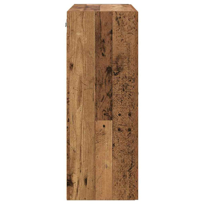 vidaXL Wall-mounted Cabinet 2 pcs Old Wood 69.5 x 34 x 90 cm