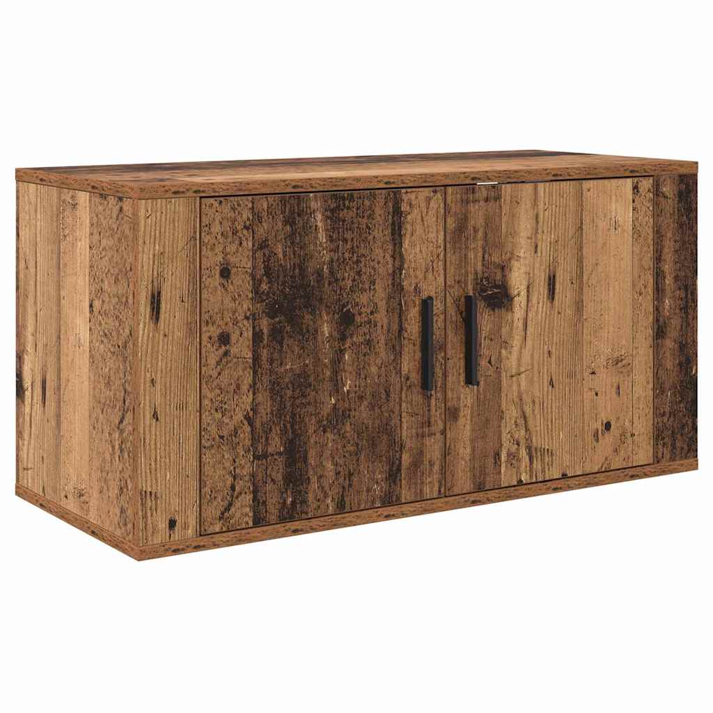 vidaXL Wall-mounted TV Cabinet Set 3 pcs Old Wood 80 x 34.5 x 40 cm