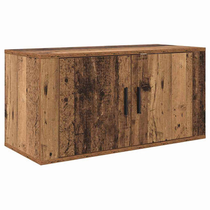 vidaXL Wall-mounted TV Cabinet Set 2 pcs Old Wood 80 x 34.5 x 40 cm