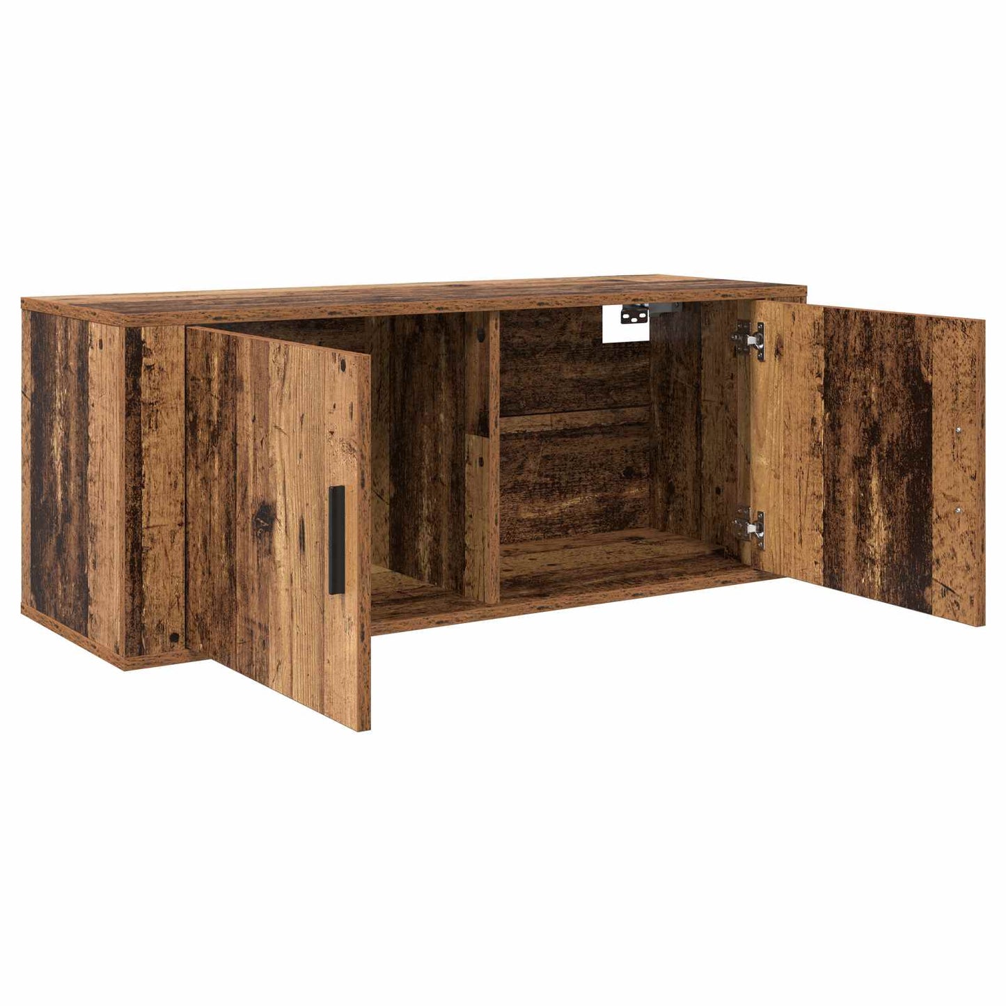 vidaXL Wall-mounted TV Cabinet Set 2 pcs Old Wood 100 x 34.5 x 40 cm