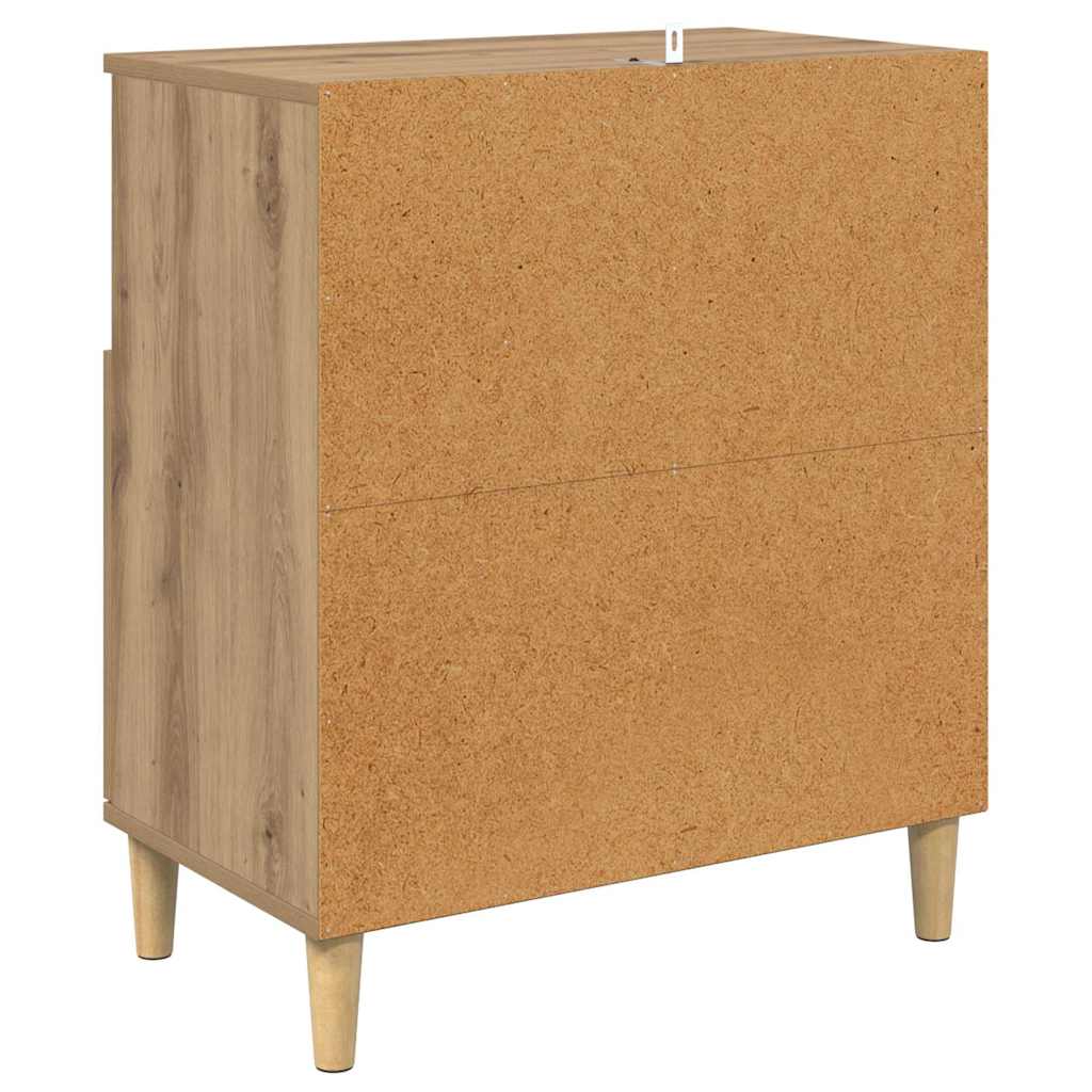 vidaXL Sideboards 2 pcs Artisan Oak 60 x 35 x 70 cm Engineered Wood