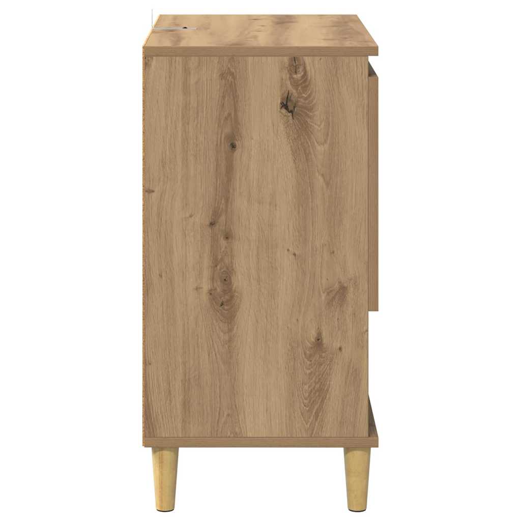 vidaXL Sideboards 2 pcs Artisan Oak 60 x 35 x 70 cm Engineered Wood