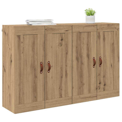 vidaXL Wall-mounted Cabinet 2 pcs Artisan Oak 69.5 x 34 x 90 cm