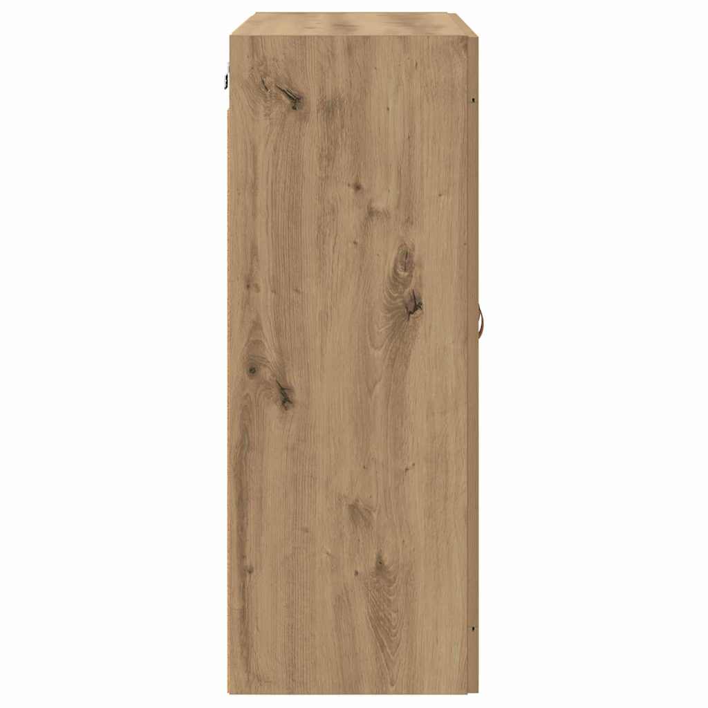 vidaXL Wall-mounted Cabinet 2 pcs Artisan Oak 69.5 x 34 x 90 cm