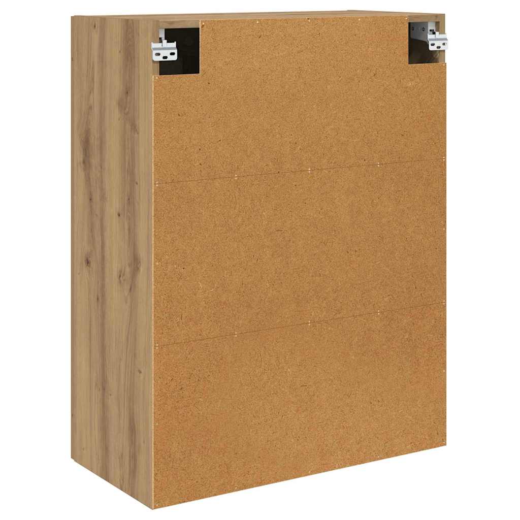 vidaXL Wall-mounted Cabinet 2 pcs Artisan Oak 69.5 x 34 x 90 cm