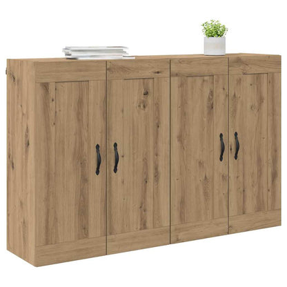 vidaXL Wall-mounted Cabinet 2 pcs Artisan Oak 69.5 x 34 x 90 cm