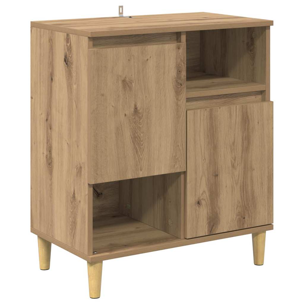 vidaXL Sideboards 3 pcs Artisan Oak 60 x 35 x 70 cm Engineered Wood