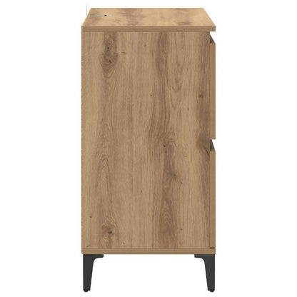 vidaXL Sideboards 2 pcs Artisan Oak 60 x 35 x 70 cm Engineered Wood