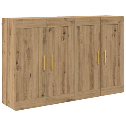 vidaXL Wall-mounted Cabinet 2 pcs Artisan Oak 69.5 x 34 x 90 cm