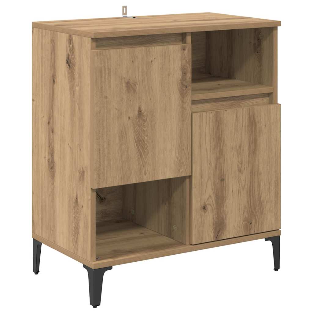 vidaXL Sideboards 3 pcs Artisan Oak 60 x 35 x 70 cm Engineered Wood