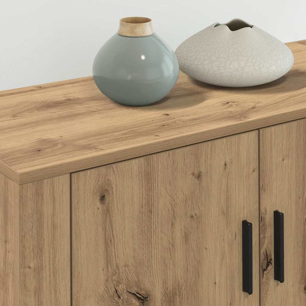 vidaXL Wall-mounted TV Cabinet Set 3 pcs Artisan Oak Engineered Wood