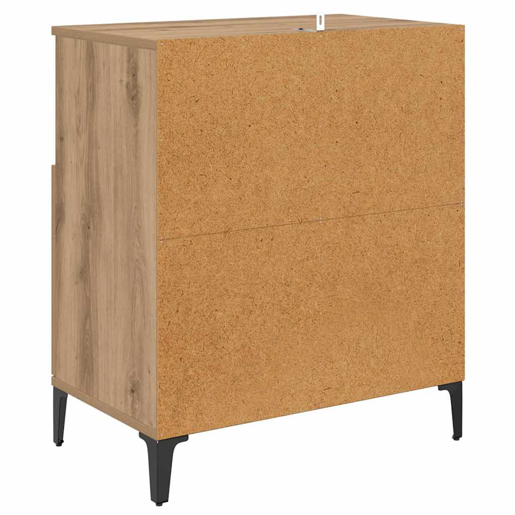 vidaXL Sideboards 2 pcs Artisan Oak 60 x 35 x 70 cm Engineered Wood
