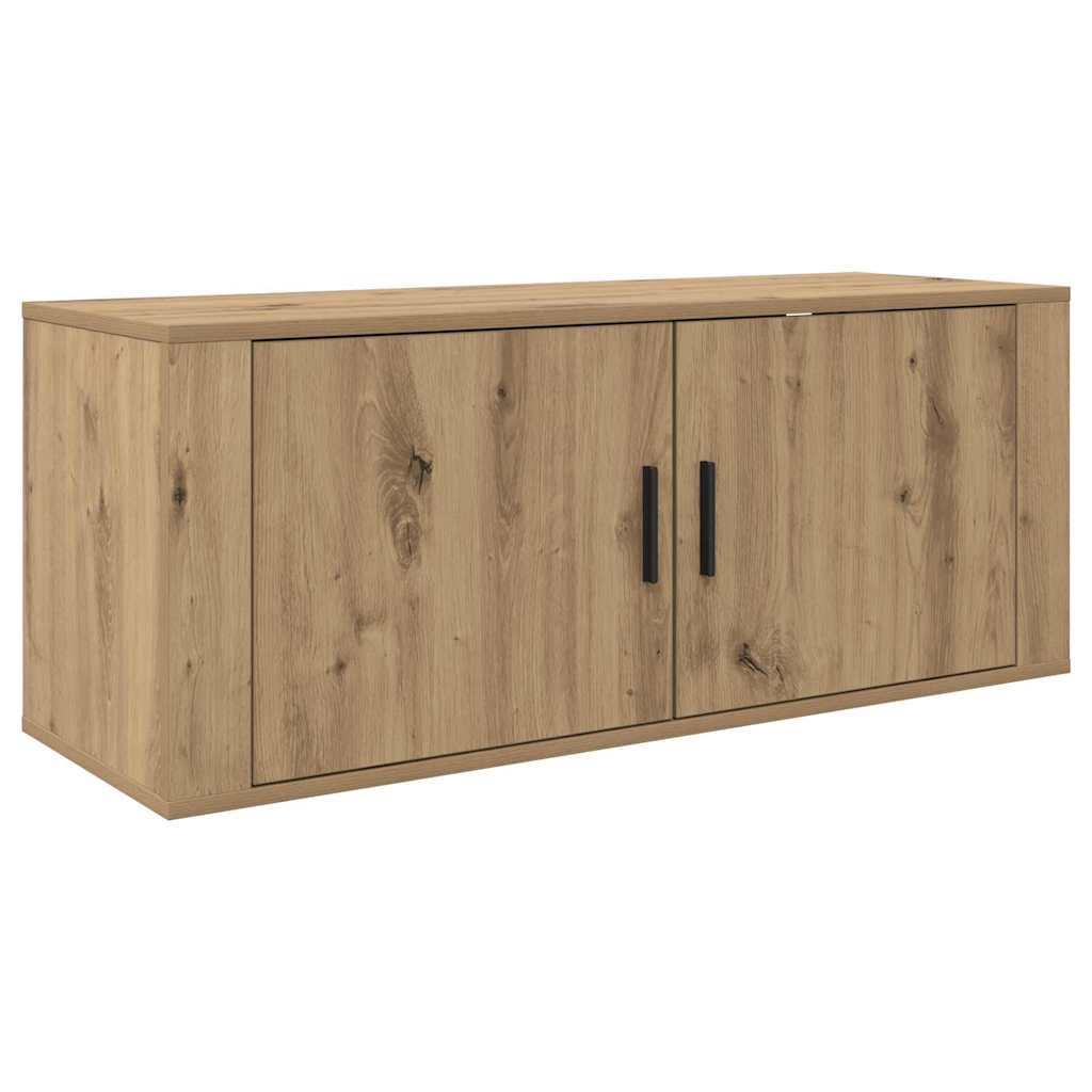 vidaXL Wall-mounted TV Cabinet Set 3 pcs Artisan Oak Engineered Wood