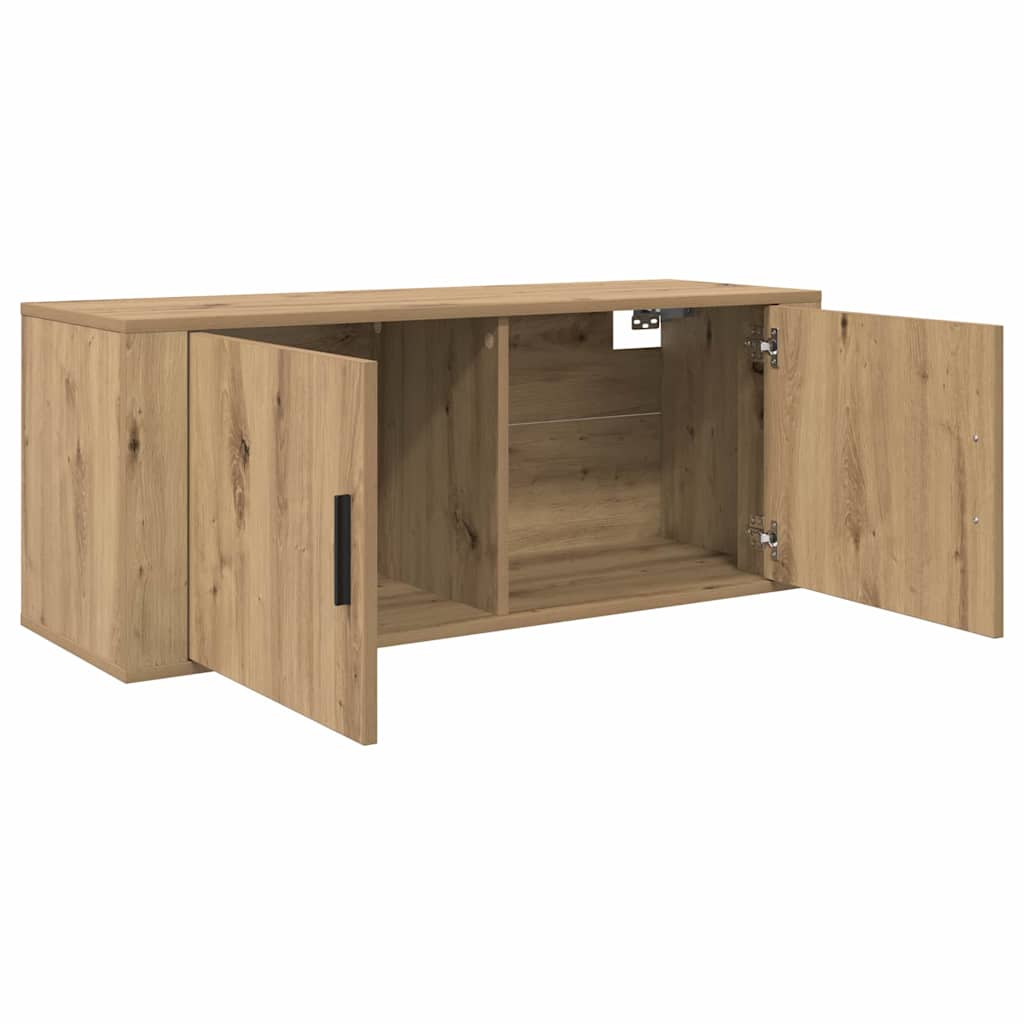 vidaXL Wall-mounted TV Cabinet Set 3 pcs Artisan Oak Engineered Wood