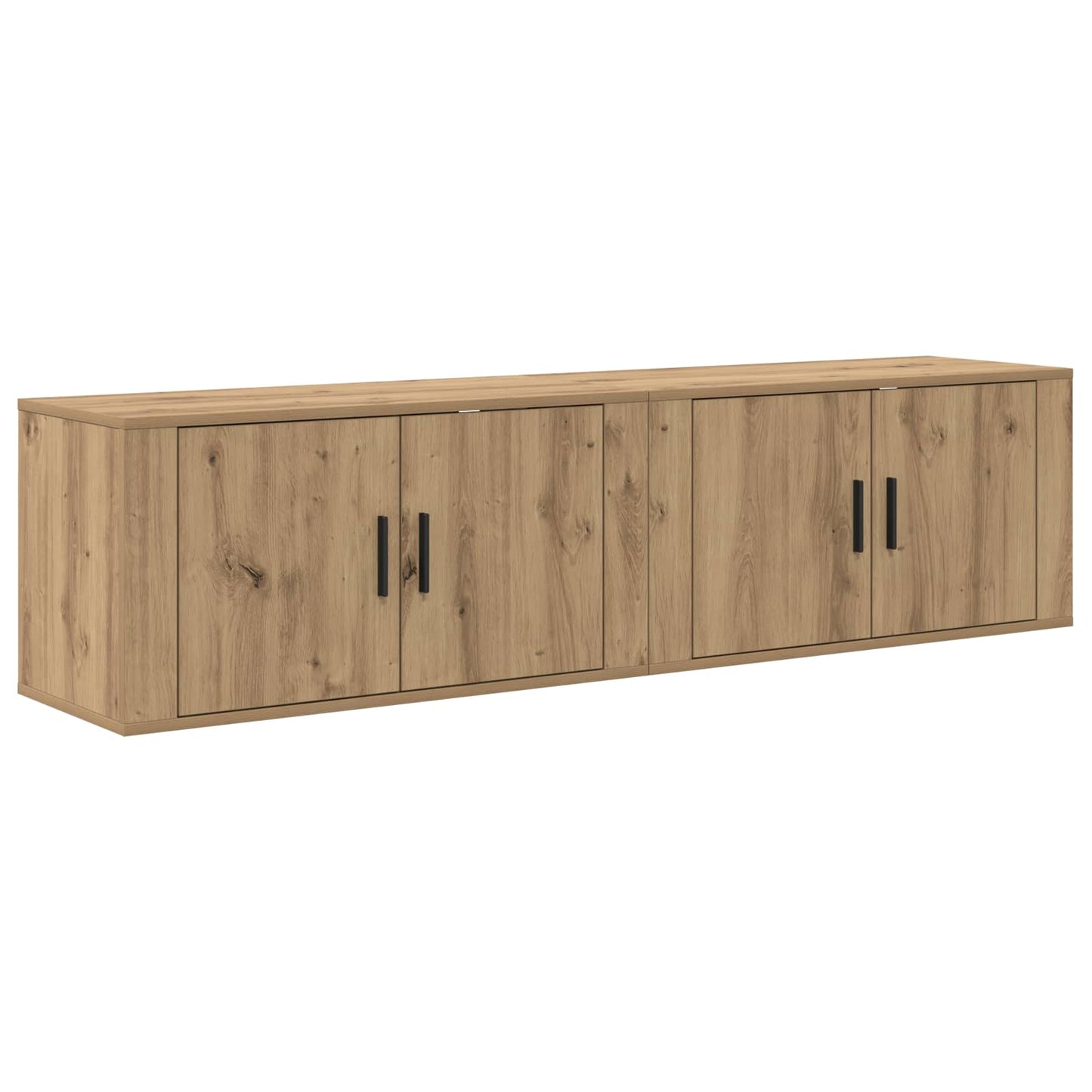 vidaXL Wall-mounted TV Cabinet Set 2 pcs Artisan Oak 80 x 34.5 x 40 cm
