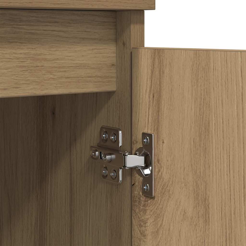 vidaXL Sideboards 2 pcs Artisan Oak 60 x 35 x 70 cm Engineered Wood