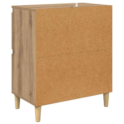 vidaXL Sideboards 2 pcs Artisan Oak 60 x 35 x 70 cm Engineered Wood