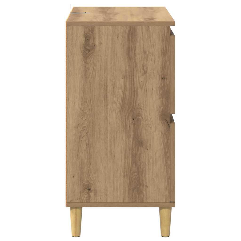 vidaXL Sideboards 2 pcs Artisan Oak 60 x 35 x 70 cm Engineered Wood