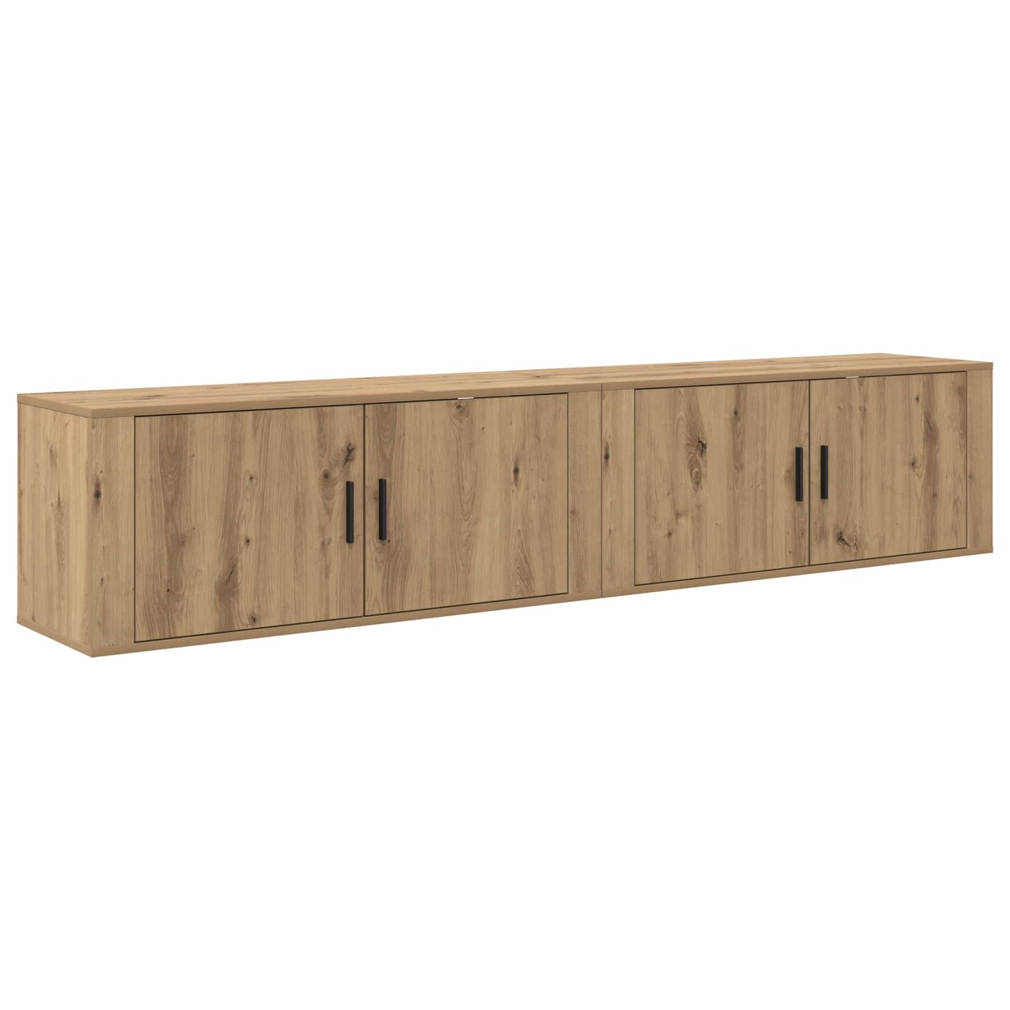 vidaXL Wall-mounted TV Cabinet Set 2 pcs Artisan Oak Engineered Wood