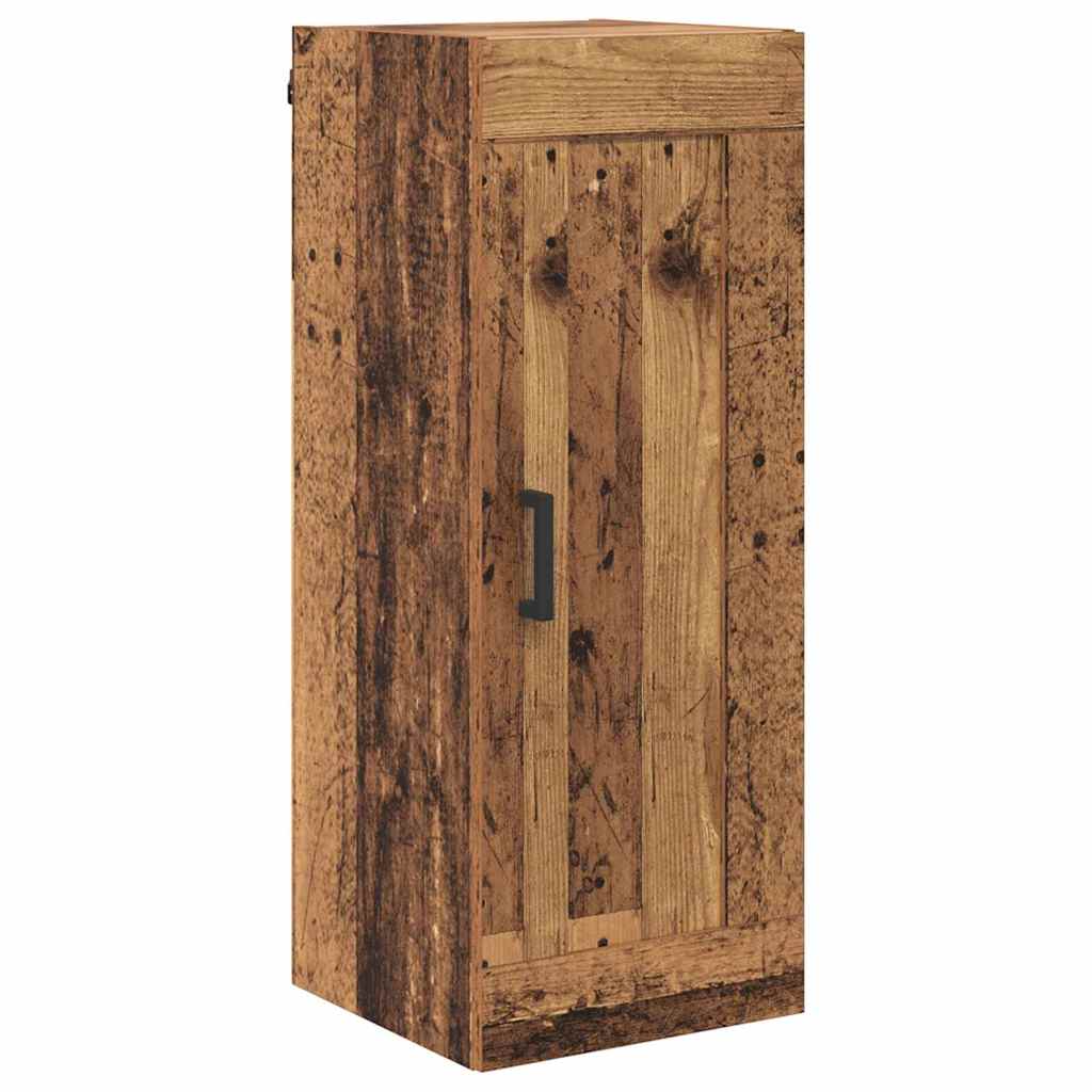 vidaXL Highboard Old Wood 34.5 x 34 x 180 cm Engineered Wood