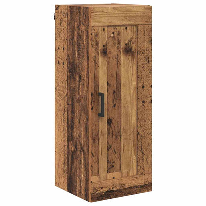vidaXL Highboard Old Wood 34.5 x 34 x 180 cm Engineered Wood