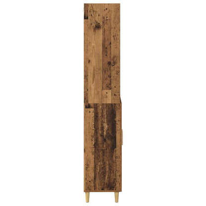 vidaXL Highboard Old Wood 69.5 x 32.5 x 180 cm Engineered Wood