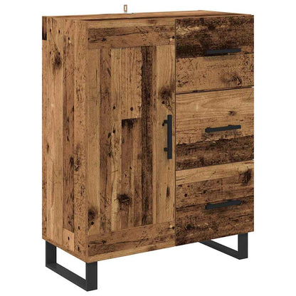 vidaXL Highboard Old Wood 69.5 x 34 x 180 cm Engineered Wood