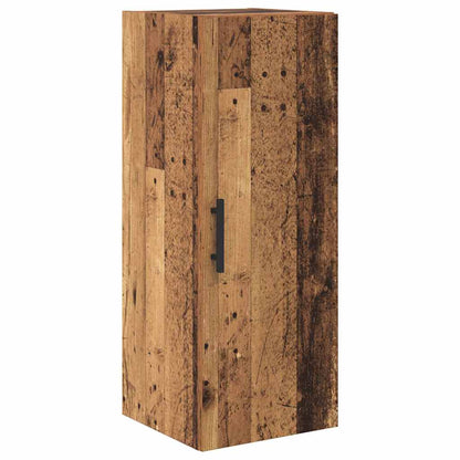 vidaXL Highboard Old Wood 34.5 x 34 x 180 cm Engineered Wood