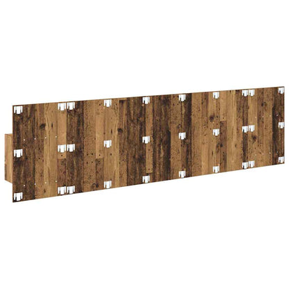 vidaXL Headboard with Cabinet 3 pcs Old Wood Engineered Wood