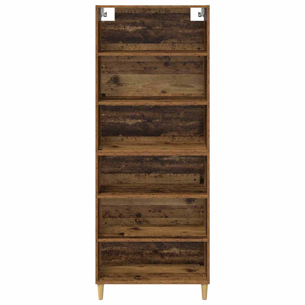 vidaXL Highboard Old Wood 69.5 x 32.5 x 180 cm Engineered Wood