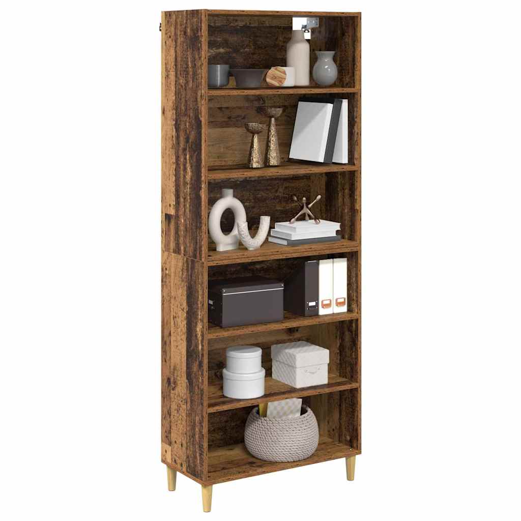 vidaXL Highboard Old Wood 69.5 x 32.5 x 180 cm Engineered Wood
