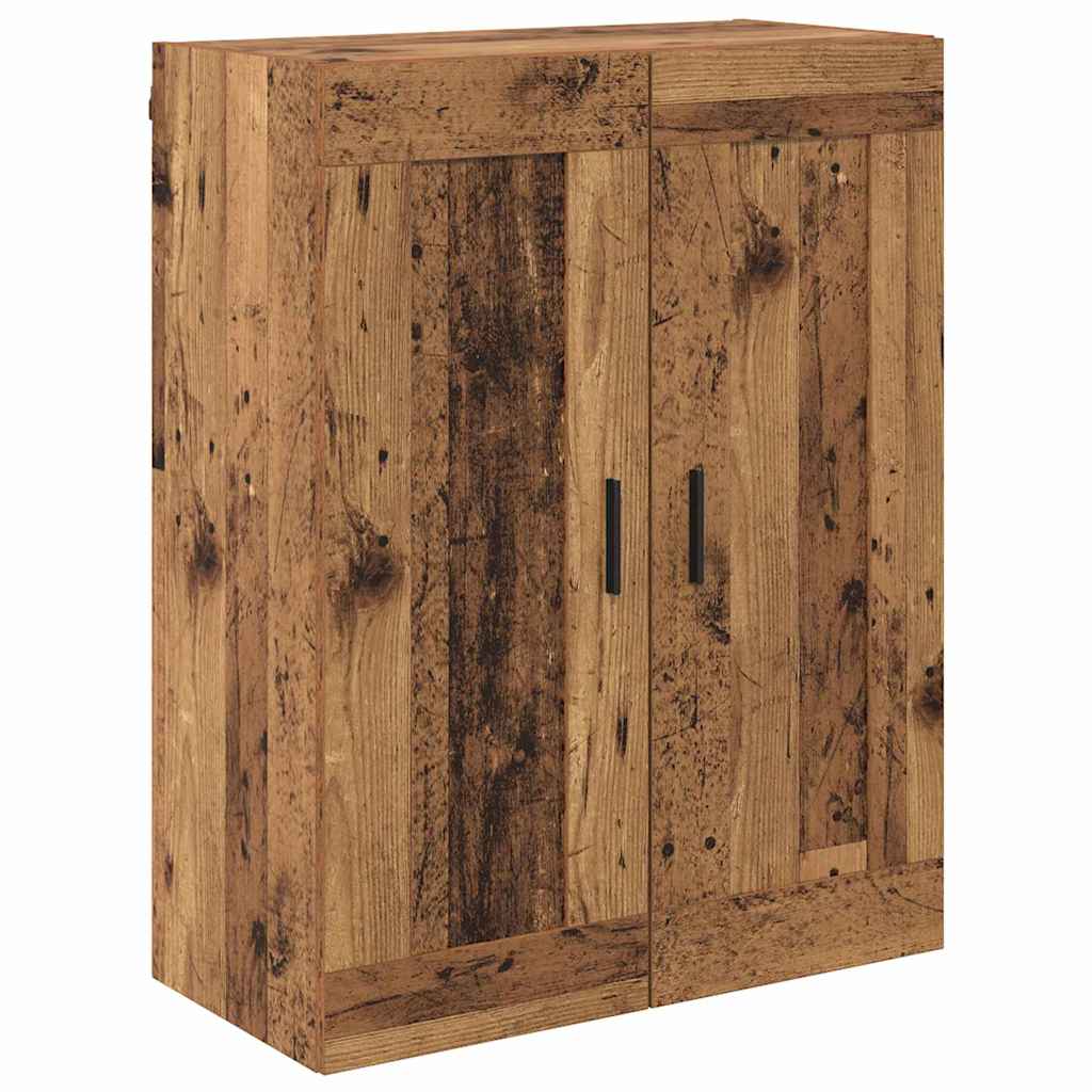 vidaXL Highboard with Drawer 2 pcs Old Wood Engineered Wood