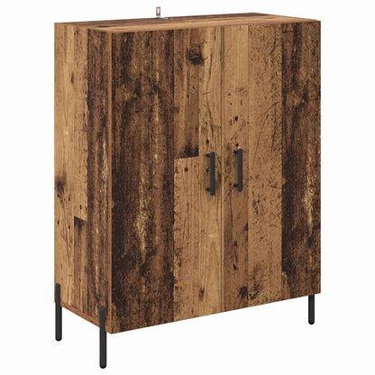 vidaXL Highboard Old Wood 69.5 x 32.5 x 180 cm Engineered Wood
