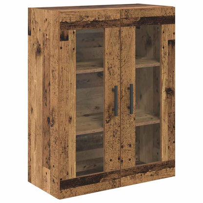 vidaXL Highboard with Drawer 2 pcs Old Wood Engineered Wood