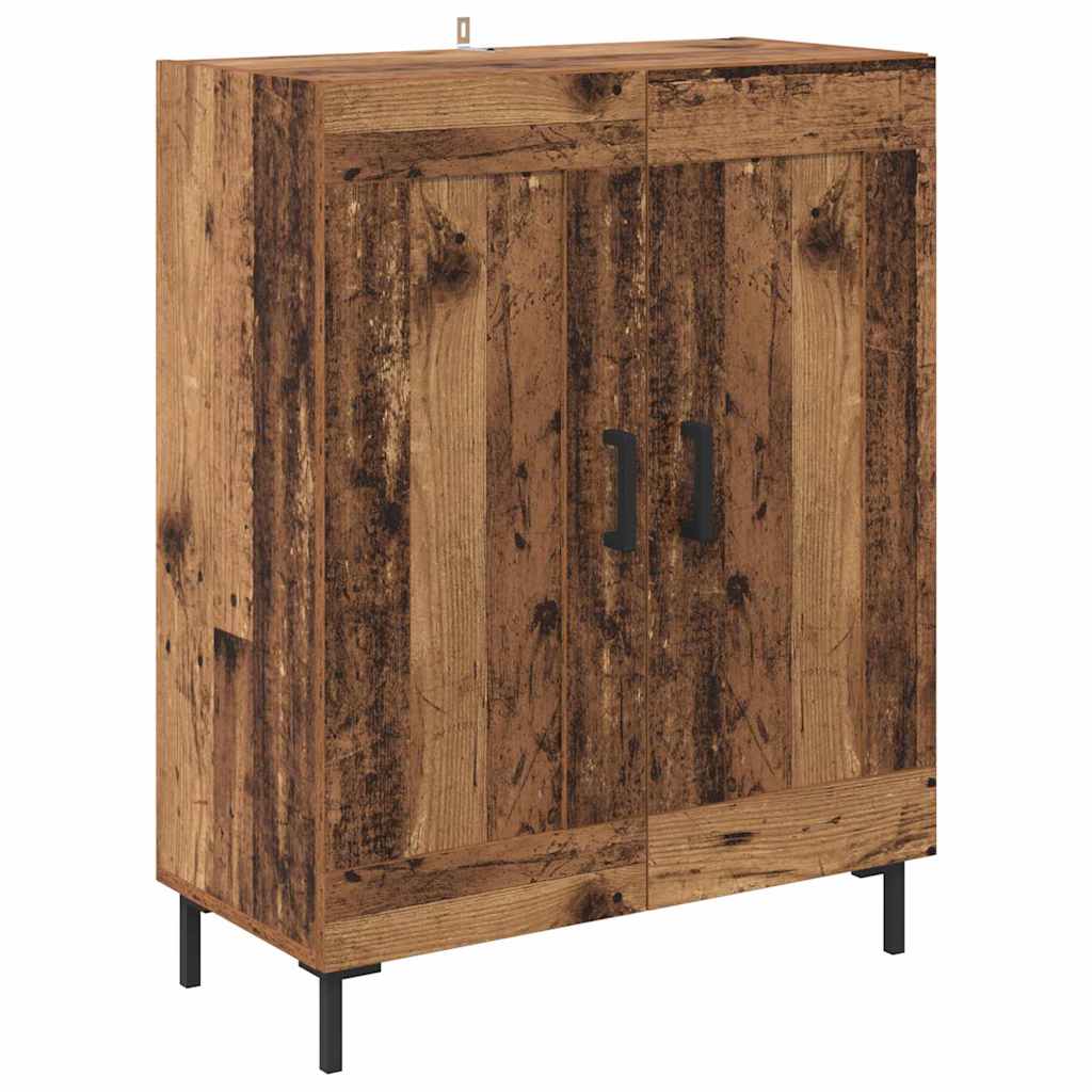 vidaXL Highboard Old Wood 69.5 x 34 x 180 cm Engineered Wood