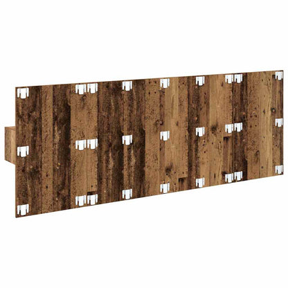 vidaXL Headboard with Cabinet 3 pcs Old Wood Engineered Wood