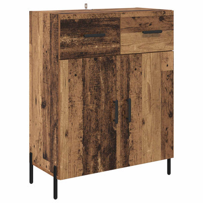 vidaXL Highboard Old Wood 69.5 x 34 x 180 cm Engineered Wood