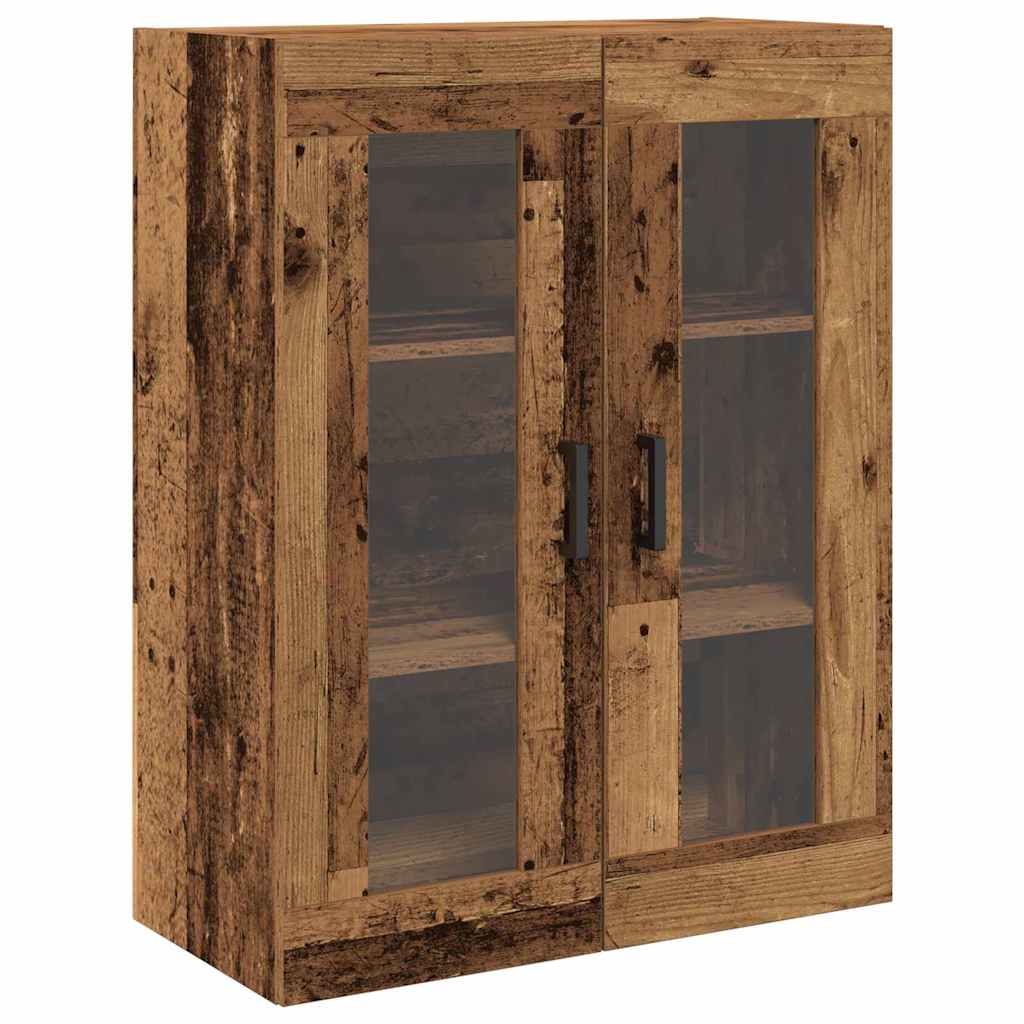 vidaXL Highboard 2 pcs Old Wood Engineered Wood