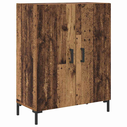 vidaXL Highboard 2 pcs Old Wood Engineered Wood