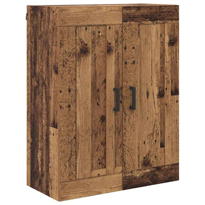 vidaXL Highboard 2 pcs Old Wood Engineered Wood